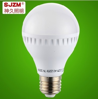 【瘋搶 裝修必備 超高亮led節(jié)能燈泡7W LED球泡燈E27螺口220V光源】價(jià)格,廠家,圖片,LED球泡燈,浙江神久光電科技-馬可波羅網(wǎng)